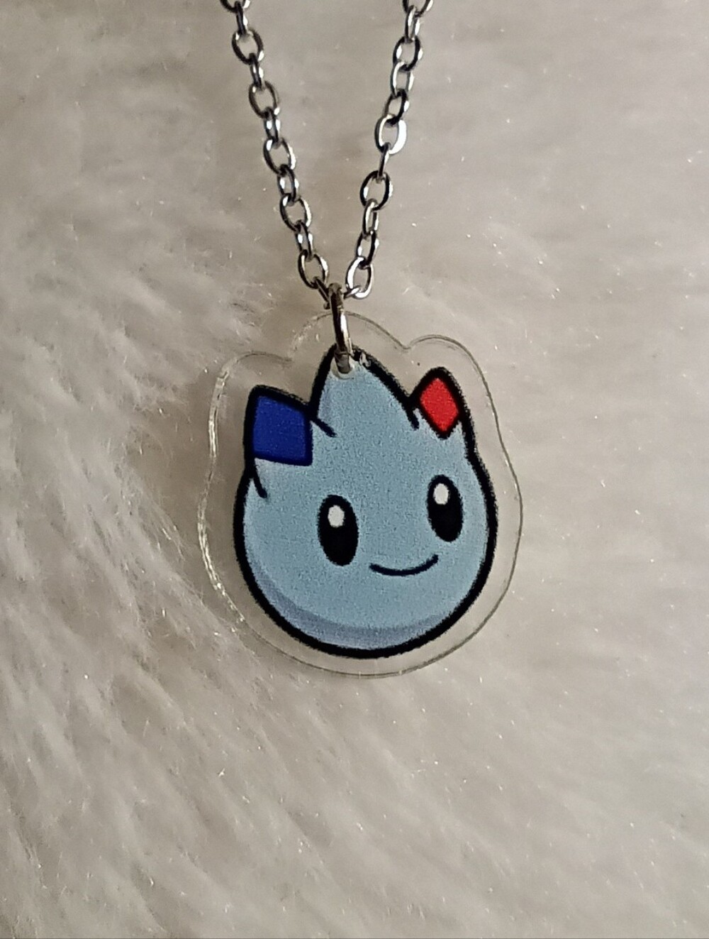 Pokemon Togekiss Cute Stainless Steel Handmade Acrylic Necklace